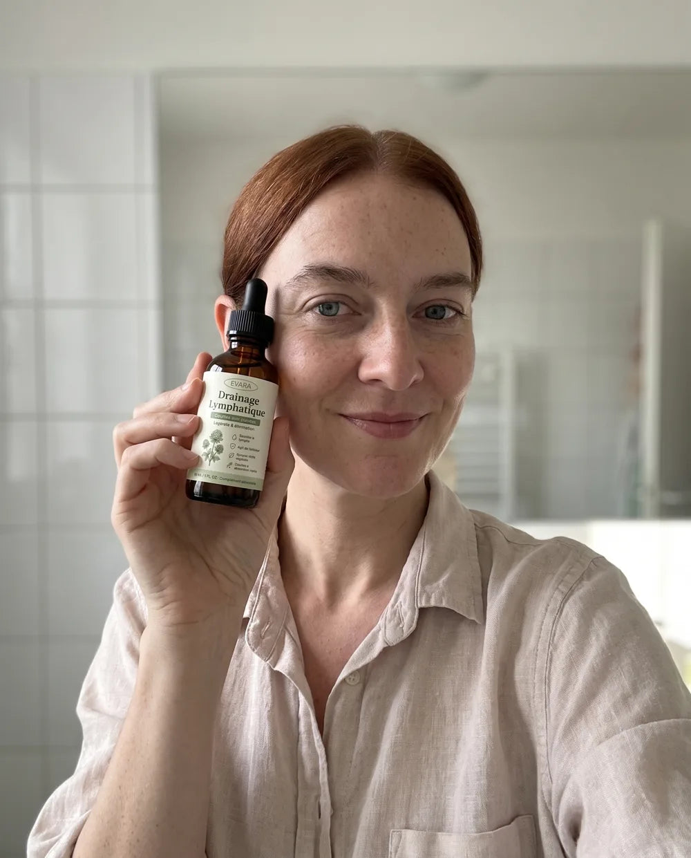 Isabelle R. avec le Drainant Lymphatique Evara