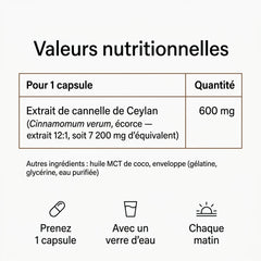 Cannelle de Ceylan 7 200 mg