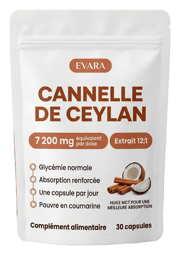 Sachet Evara Cannelle de Ceylan, detoure et centre