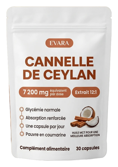Sachet Evara Cannelle de Ceylan, detoure et centre